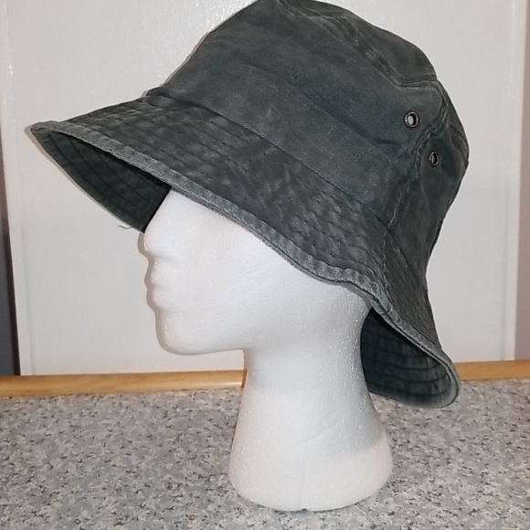 Geyoga Greenish Denim Bucket Hat - Picture 2 of 5